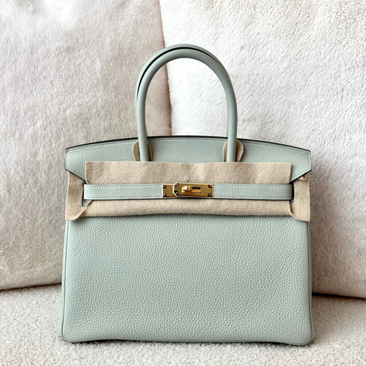 Hermès Birkin 30 Gris Neve Gold Hardware