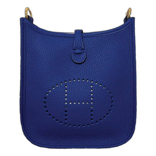 Hermès Evelyne TPM Bleu Royal Gold Hardware